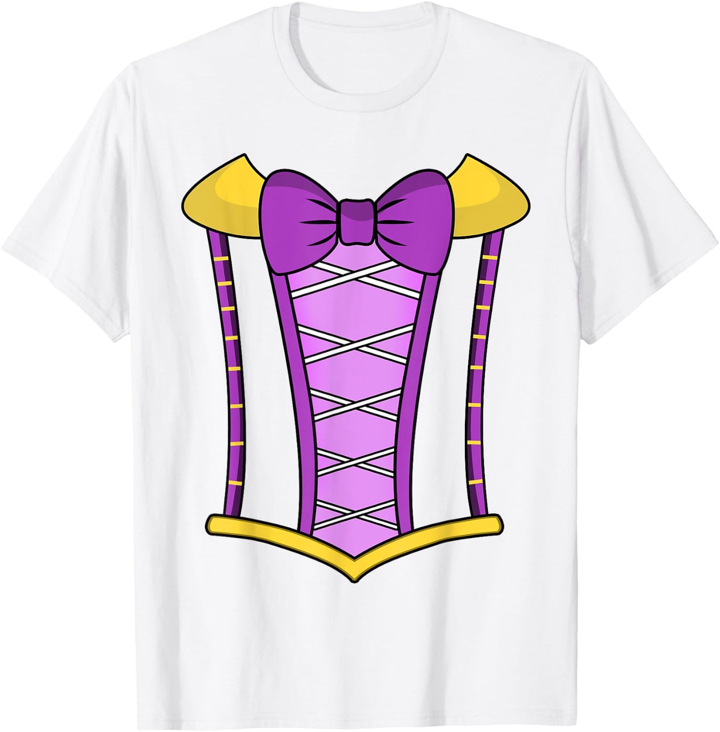Women Girls Halloween Beautiful Princess Costume T-Shirt - T-Shirt | White