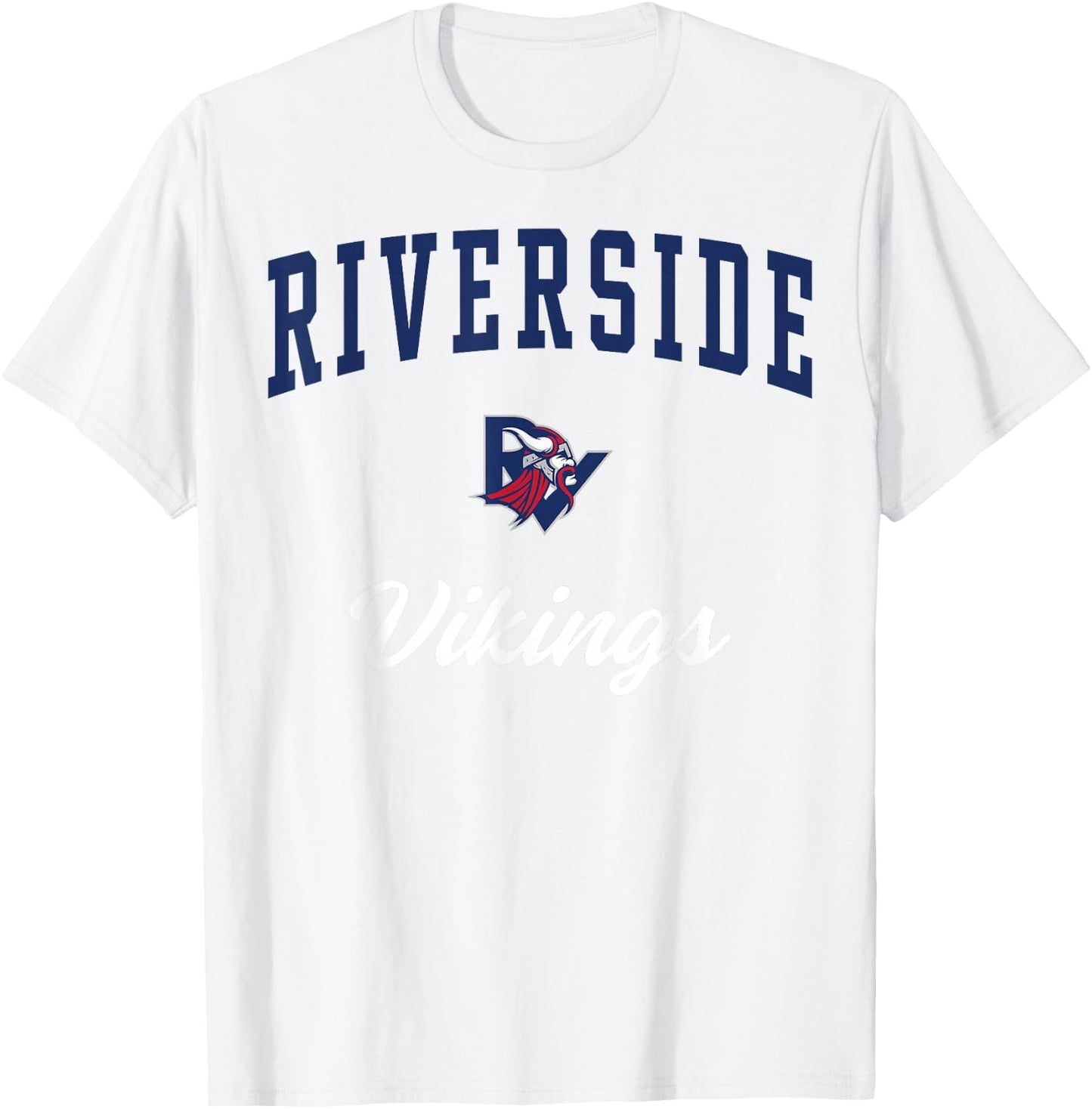 Riverside High School Vikings T-Shirt - T-Shirt | White