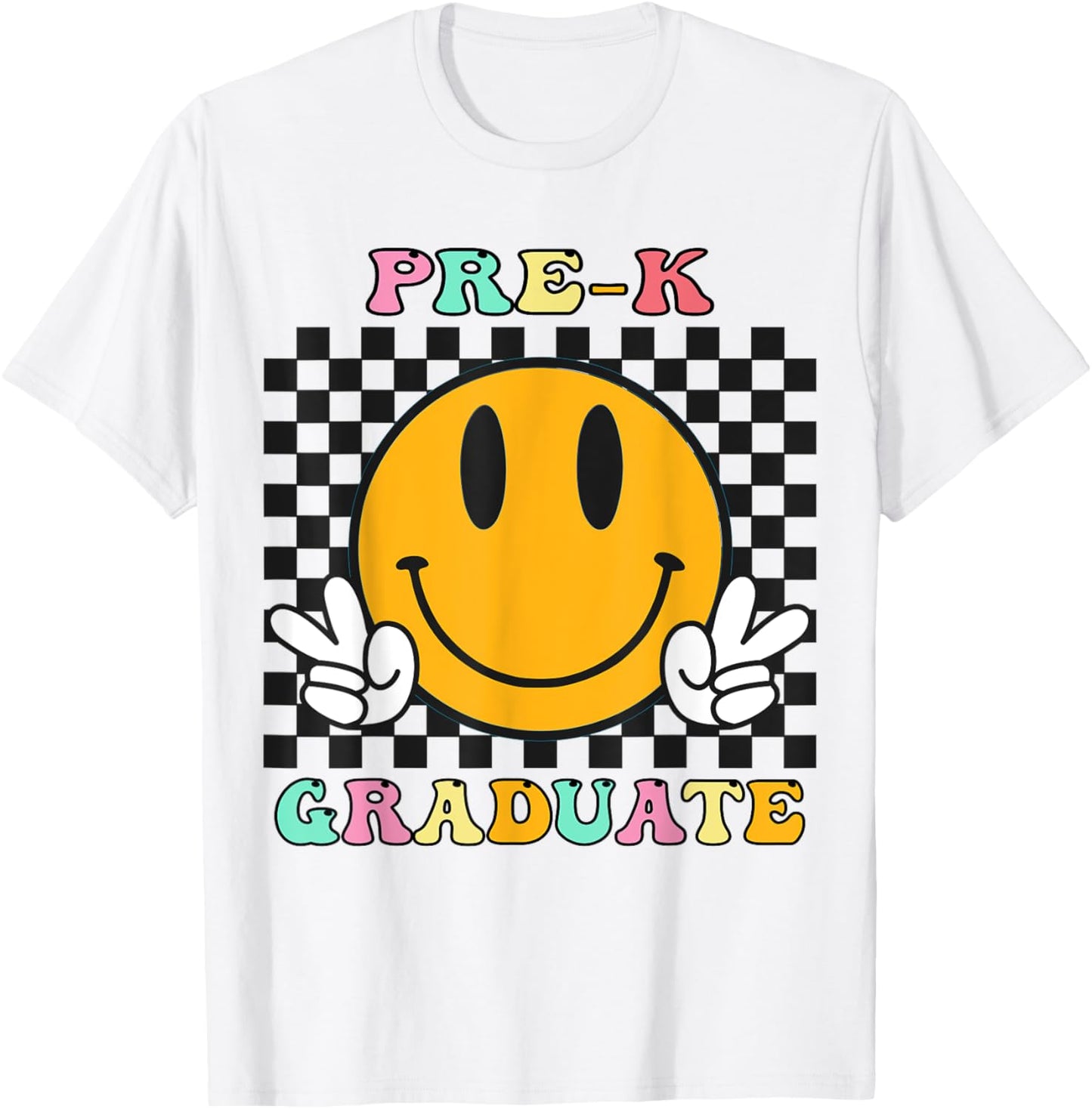 Goodbye PreK Hello Kindergarten PreK Graduate Kids Pre-K T-Shirt - T-Shirt | White