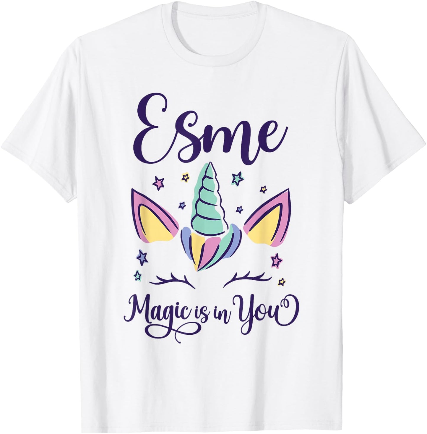 First Name Esme Personalized I Love Esme T-Shirt - T-Shirt | White