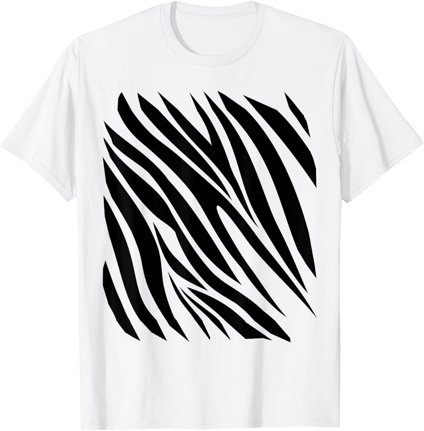 Zebra Print Idea For Kids & Zebra Strips Halloween Costume T-Shirt - T-Shirt | White