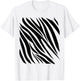Zebra Print Idea For Kids & Zebra Strips Halloween Costume T-Shirt - T-Shirt | White