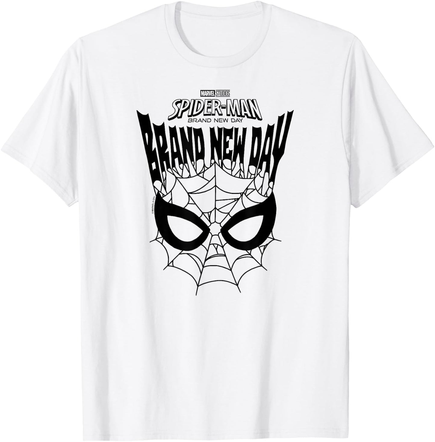 Spider-Man: BND - Mask Webs T-Shirt - T-Shirt | White