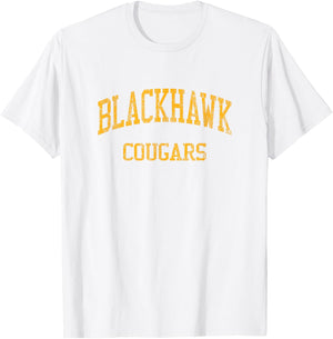 Blackhawk High School HS Beaver Falls PA Vintage Sports T-Shirt - T-Shirt | White