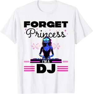 Oublie La Princesse Humour DJ Women's Rave , grey, S T-Shirt - T-Shirt | White