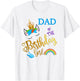 Dad of The Birthday for Girl Daddy Unicorn First Birthday T-Shirt - T-Shirt | White