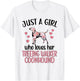 Girl Who Loves Her Treeing Walker Coonhound Mom T-Shirt - T-Shirt | White