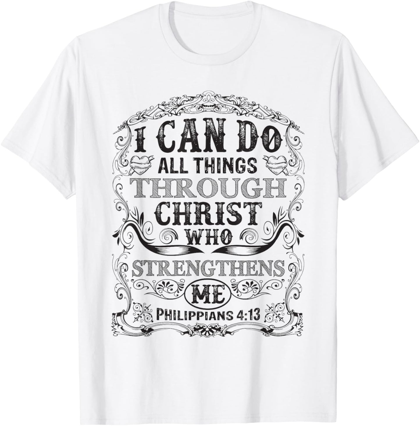 Christian Scripture | Bible Verse Shirts T-Shirt - T-Shirt | White