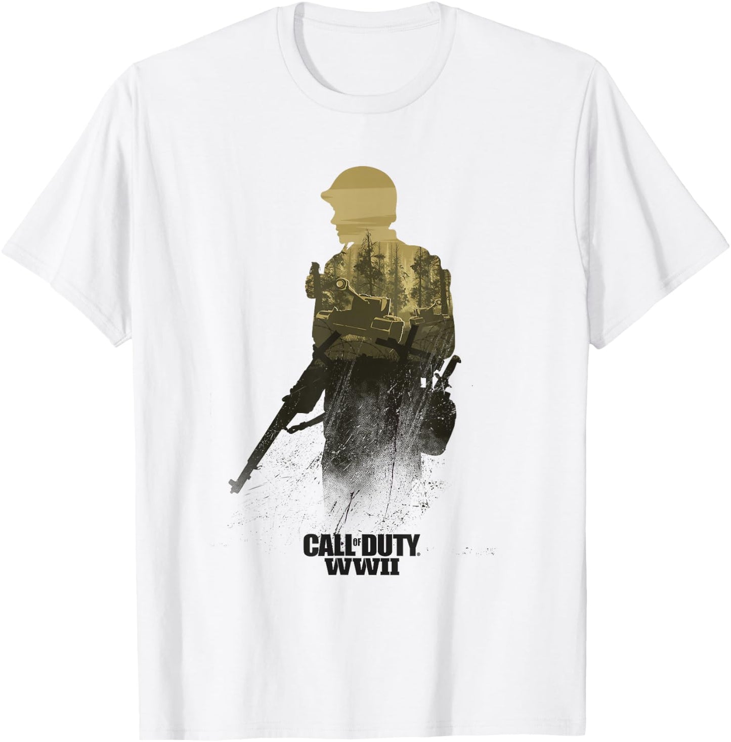 Call of Duty WWII - Forest Front Line T-Shirt - T-Shirt | White