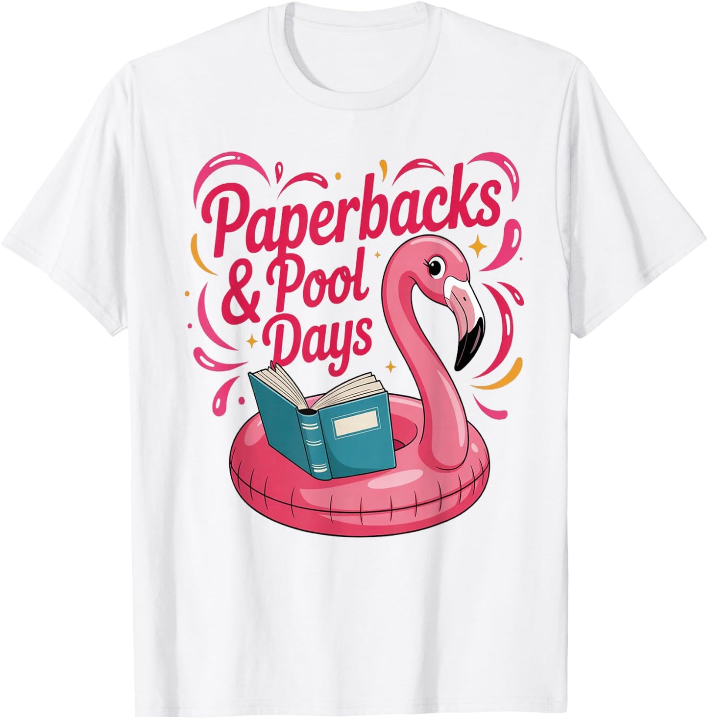 Paperbacks Pool Days T-Shirt - T-Shirt | White