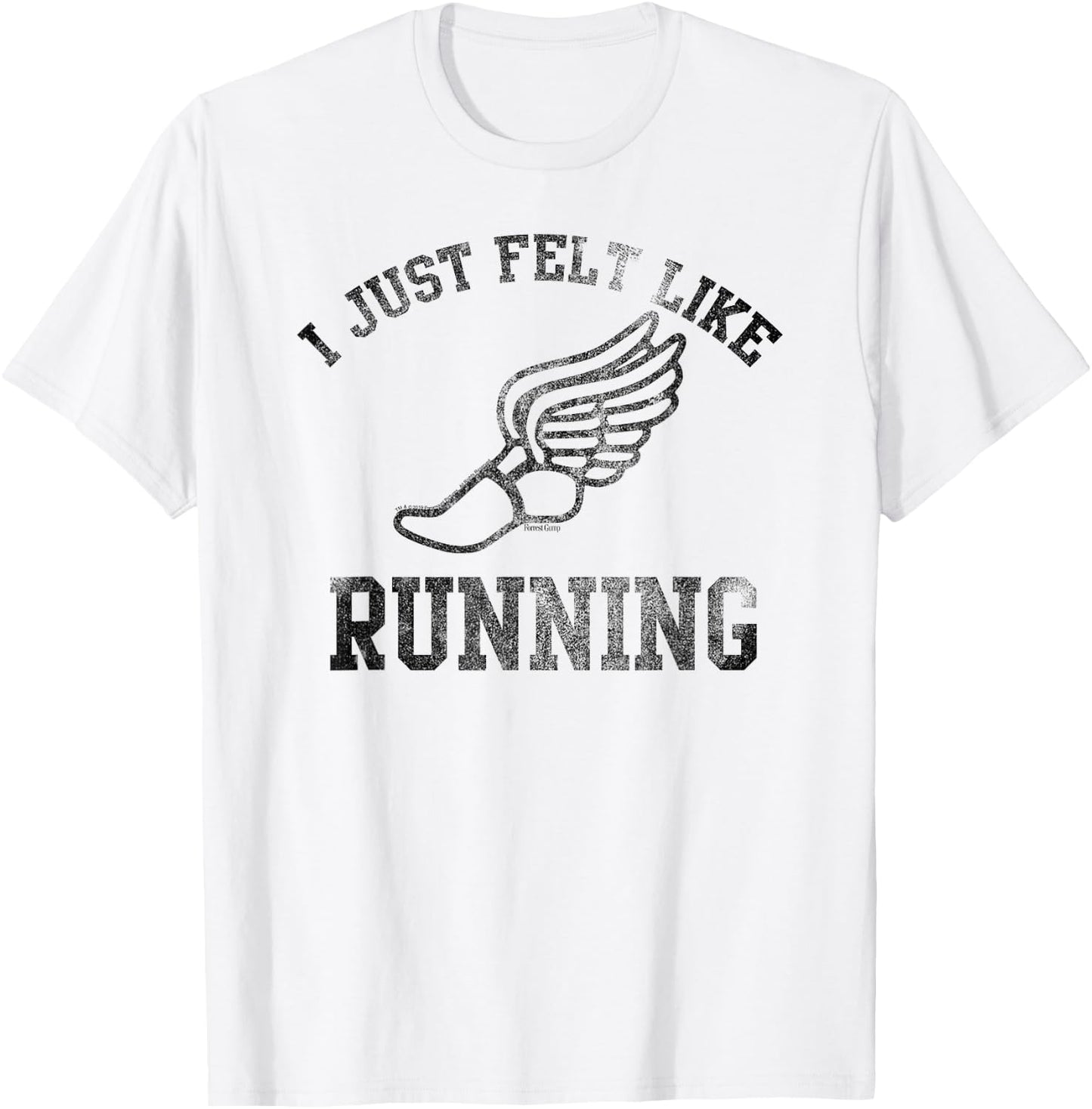 Forrest Gump I Just Felt Like Running T-Shirt - T-Shirt | White