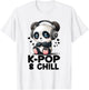 K pop & Chill Kpop Bias Panda Fanartikel K-pop Fanartikel T-Shirt - T-Shirt | White