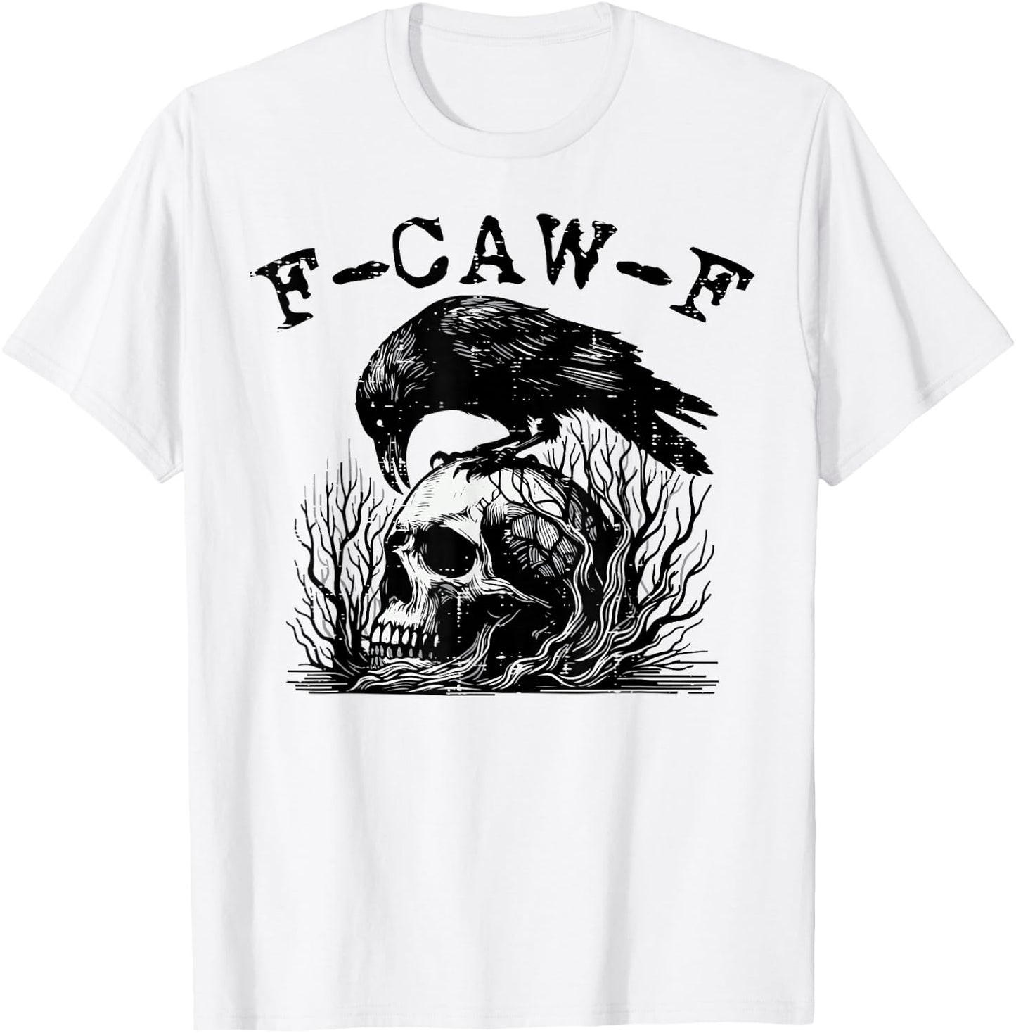 Raven Crow Meme Funny Women Kids Boys Men Youth Teen T-Shirt - T-Shirt | White