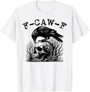Raven Crow Meme Funny Women Kids Boys Men Youth Teen T-Shirt - T-Shirt | White
