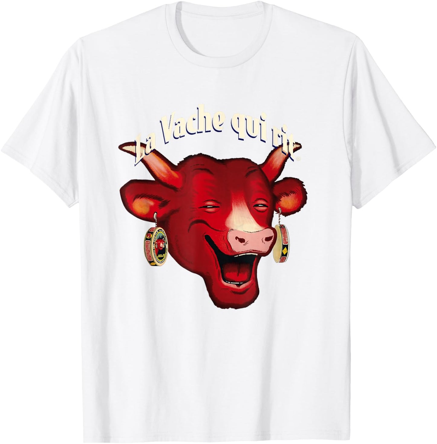 The Laughing Cow La Vache Qui Rit T-Shirt - T-Shirt | White