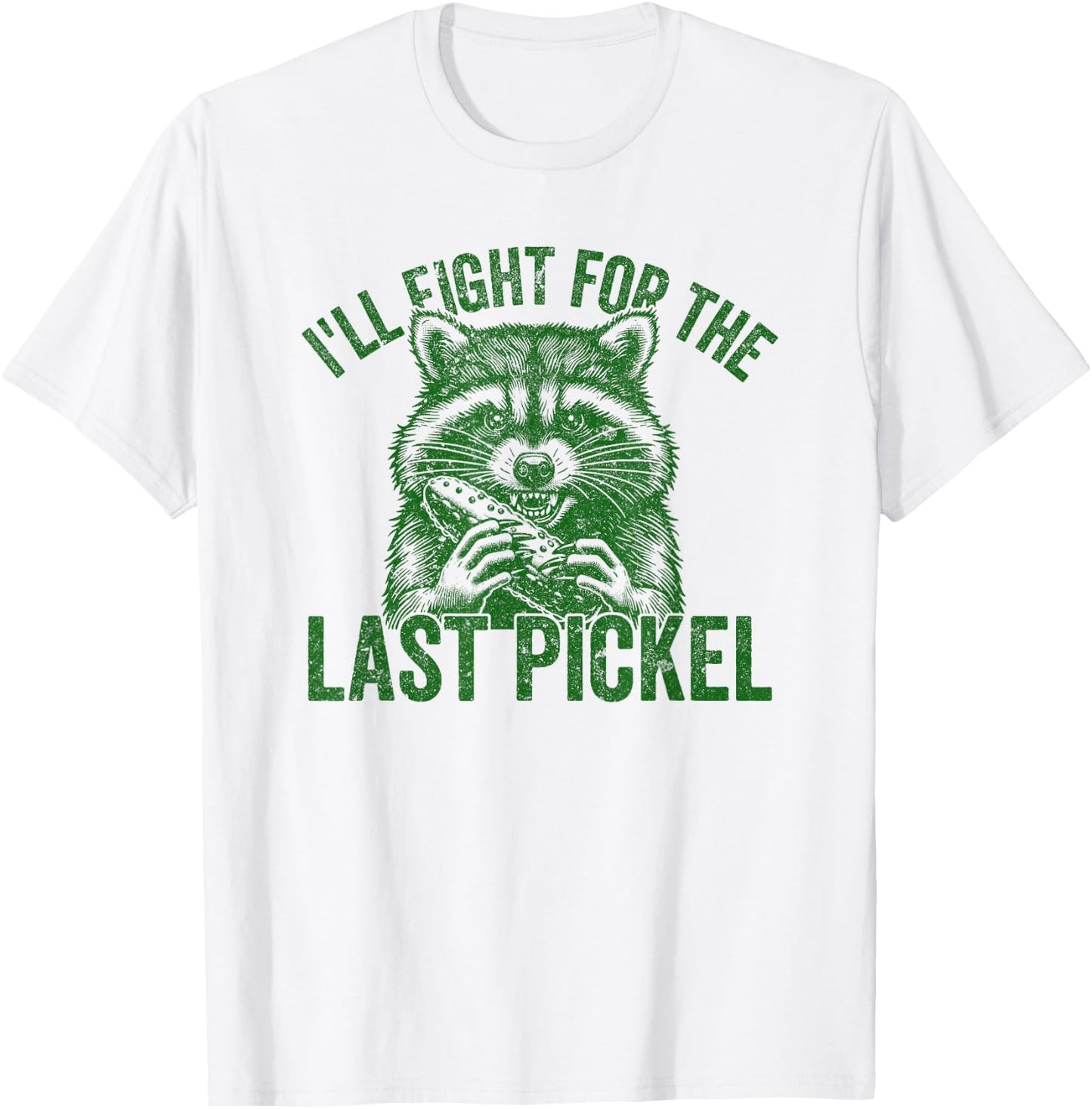 Funny Pickle Foodie Adult Humor Pickle Pun Meme T-Shirt - T-Shirt | White