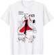 Disney 101 Dalmatians Cruella De Vil Fashion Poster T-Shirt - T-Shirt | White