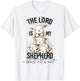 The Lord Is My Shepherd I Shall Not Want, Easter Vibes T-Shirt - T-Shirt | White