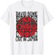 David Bowie - Live in Japan , white, S T-Shirt - T-Shirt | White