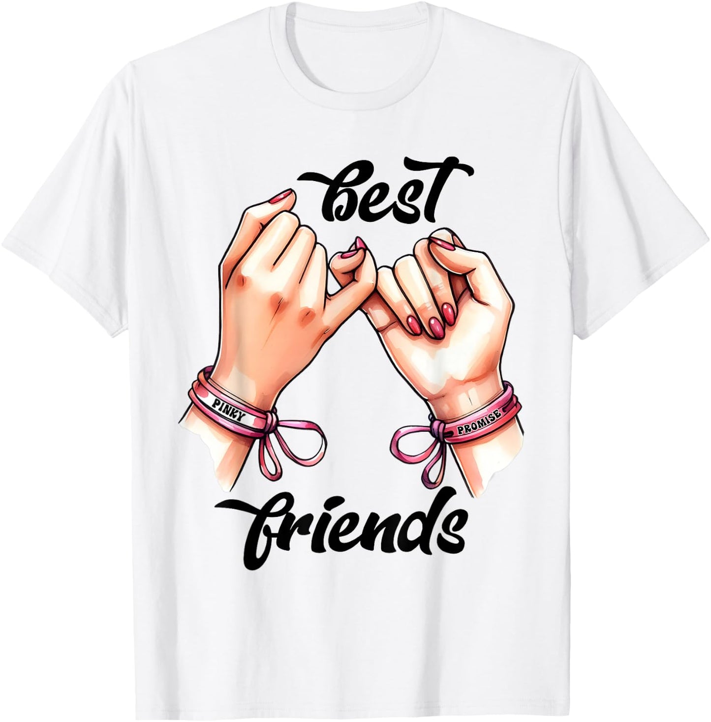 BFF Spirit Week Girls Best Friends Matching, white, S T-Shirt - T-Shirt | White