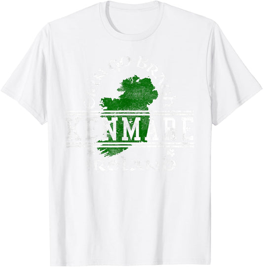 Kenmare Ireland Distressed T-Shirt - T-Shirt | White