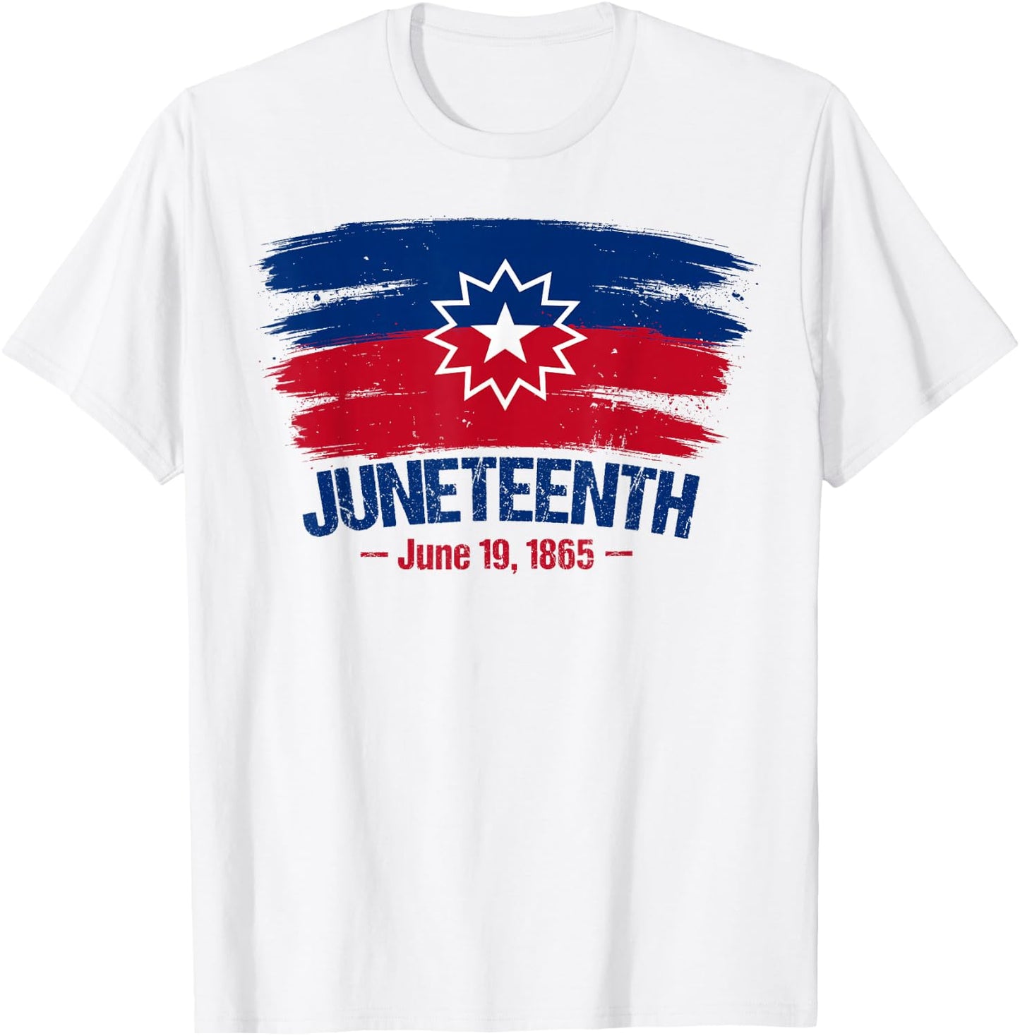 Juneteenth Flag Red White Blue Meaning Black History Freedom T-Shirt - T-Shirt | White