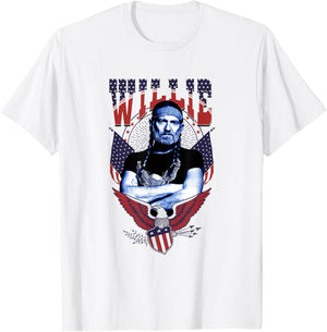 Offizielles Willie Nelson Eagle T-Shirt - T-Shirt | White