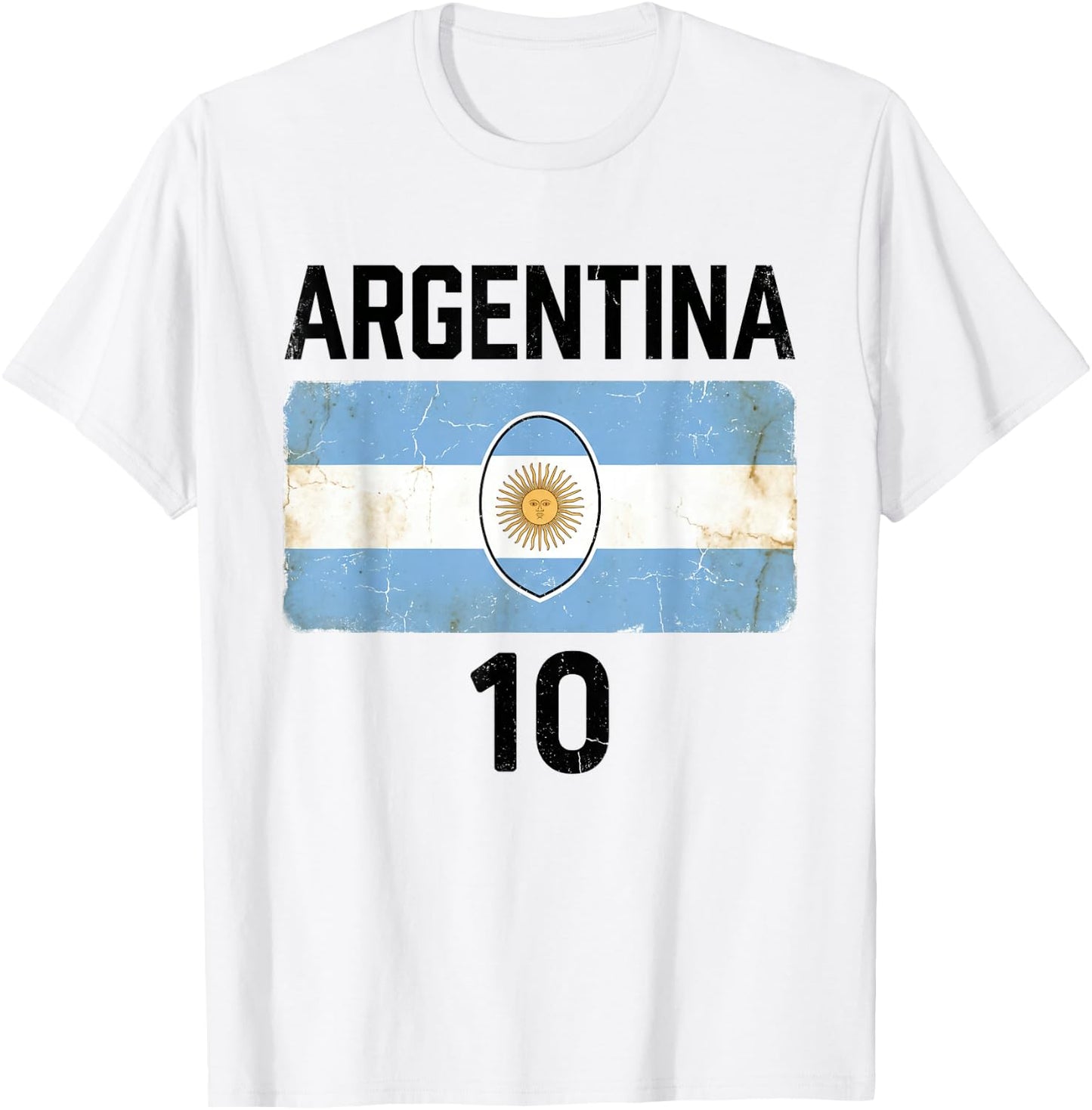 Argentina Flag Argentina Gift Hispanic Heritage Argentinian T-Shirt - T-Shirt | White
