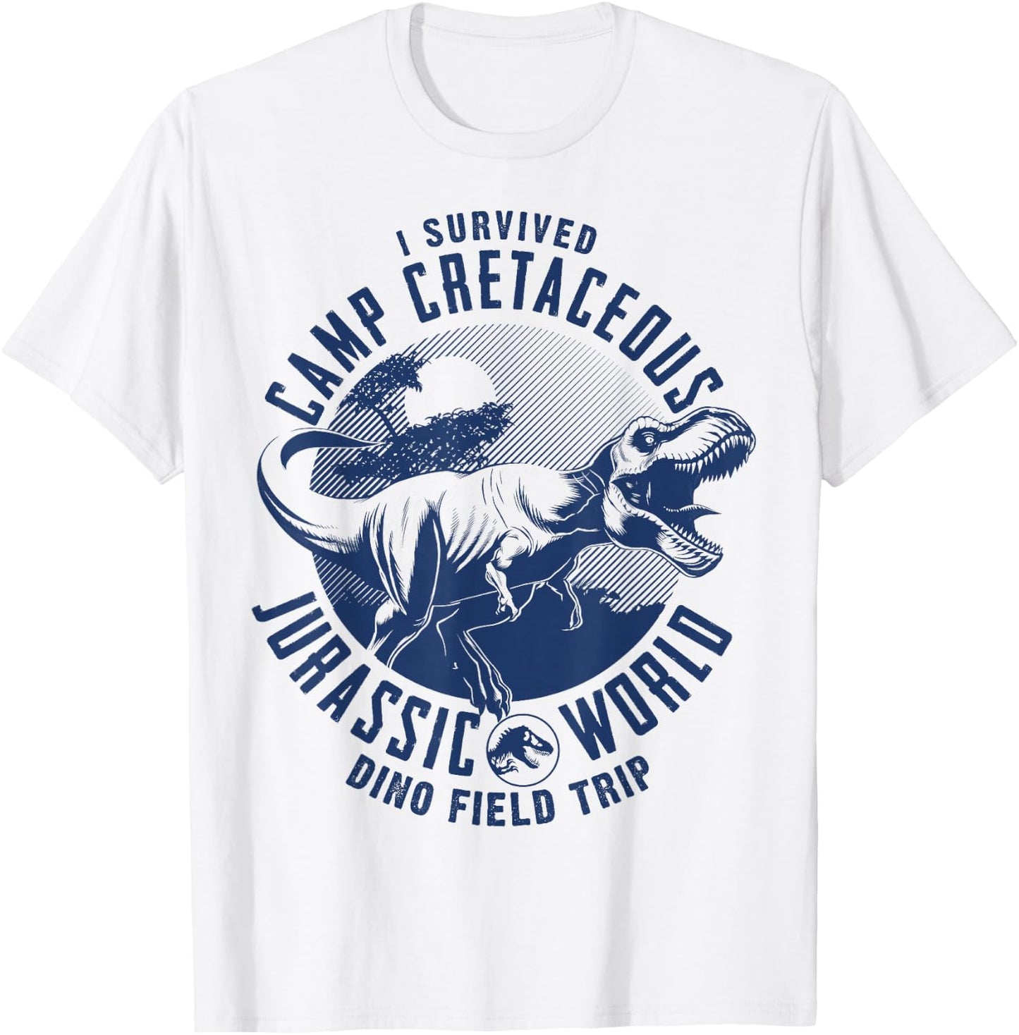 Jurassic World: Camp Cretaceous I Survived Dino Field Trip T-Shirt - T-Shirt | White