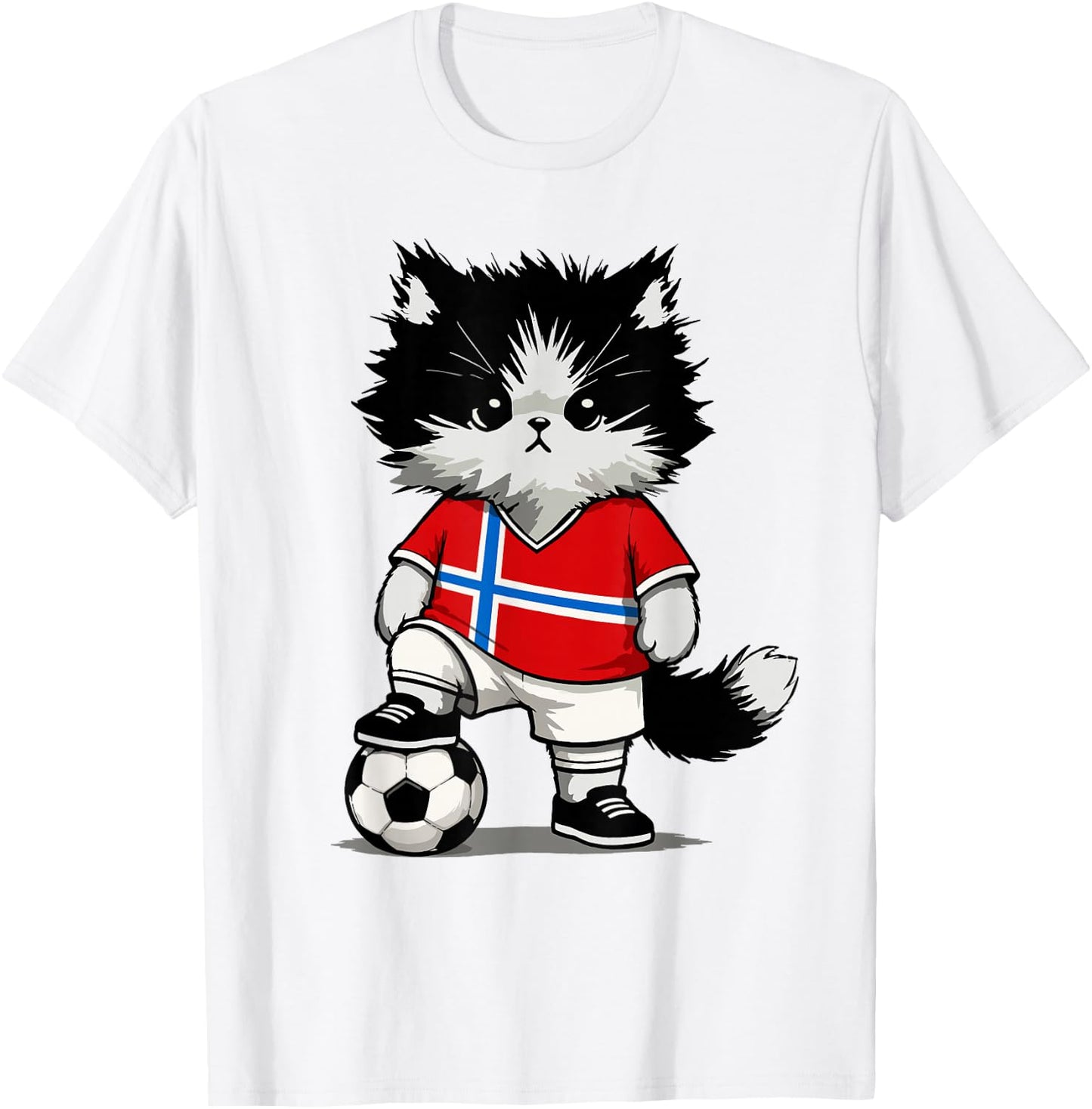 Norwegian Flag Men Women Kids Norway T-Shirt - T-Shirt | White