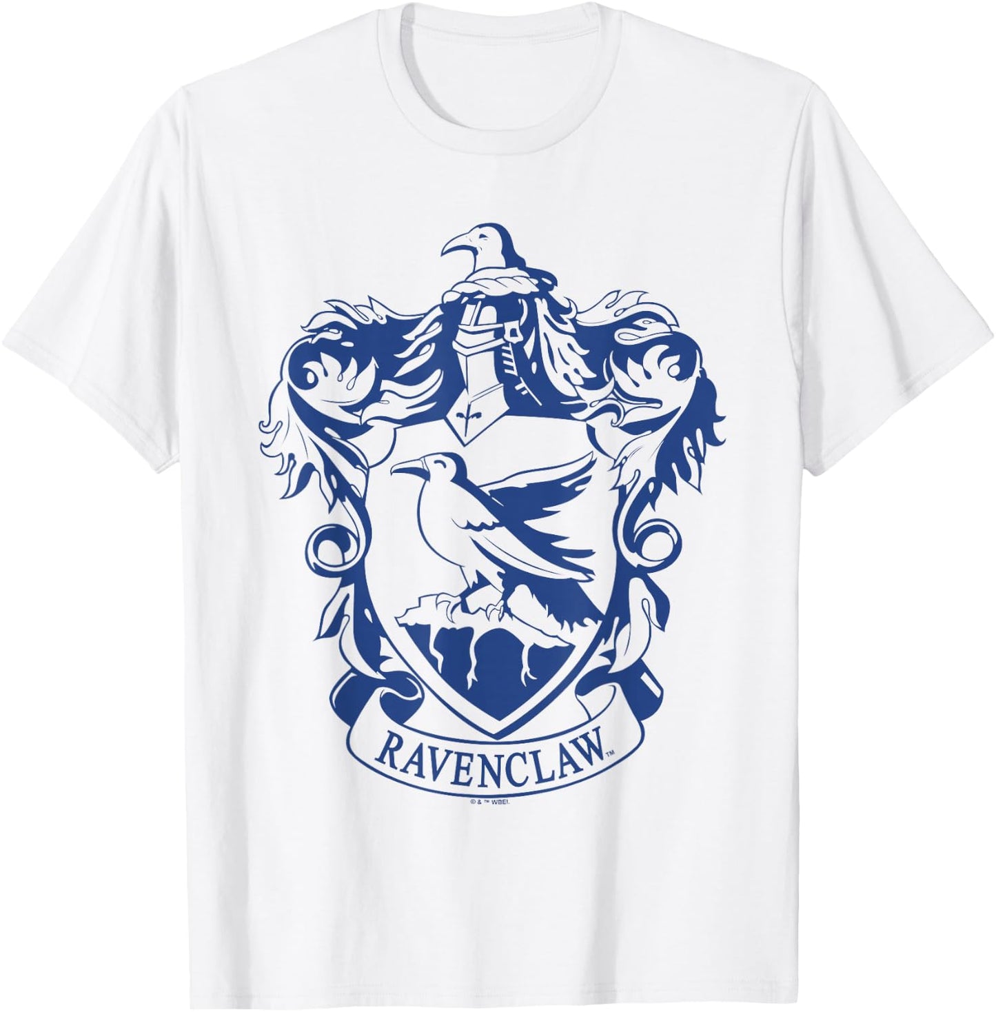 Harry Potter Ravenclaw One Color Crest T-Shirt - T-Shirt | White