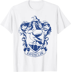 Harry Potter Ravenclaw One Color Crest T-Shirt - T-Shirt | White