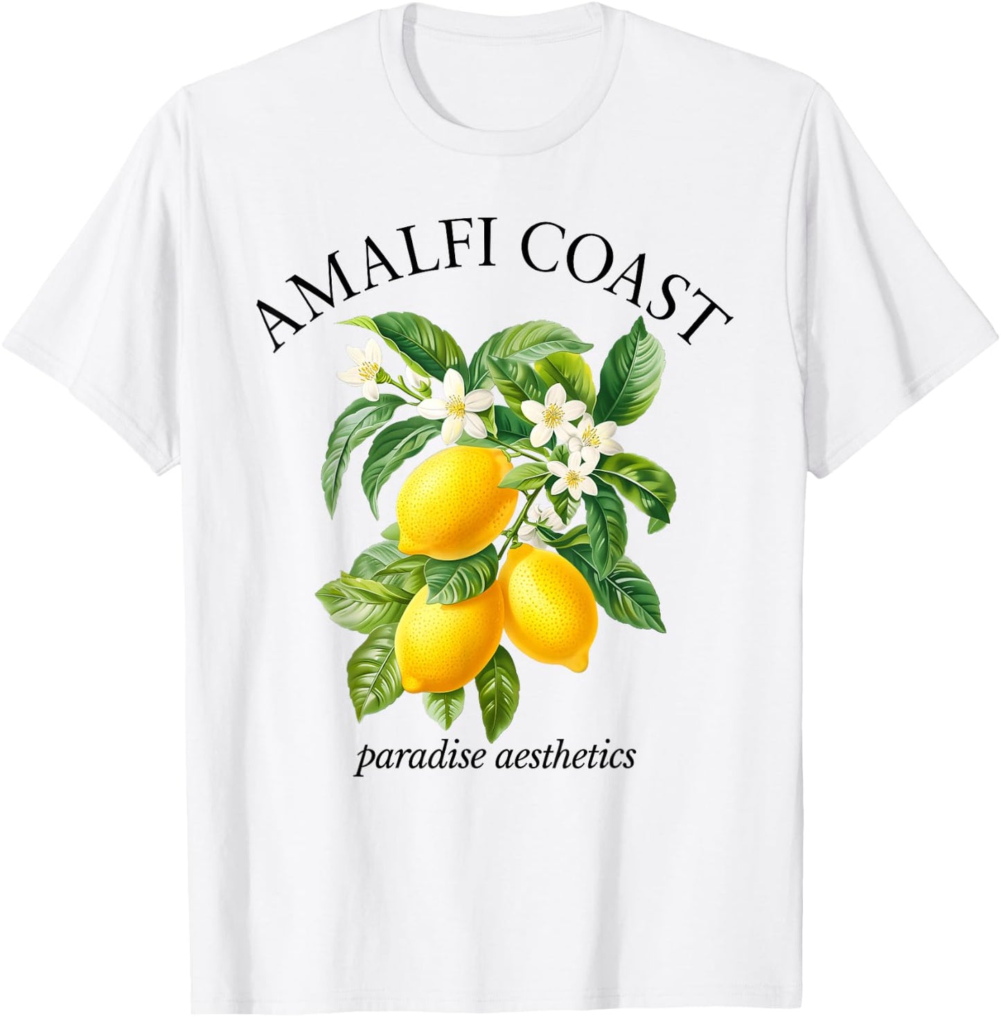Amalfi Coast X Lemons of the Amalfi Coast. Limoncello Spritz , White T-Shirt - T-Shirt | White