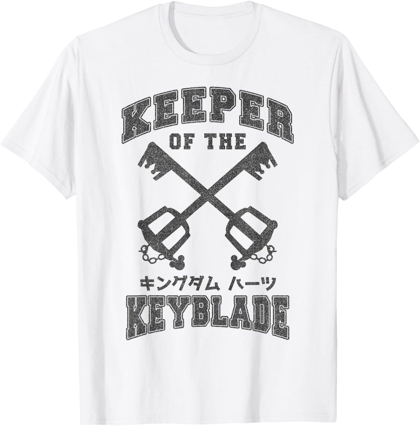 Disney Kingdom Hearts Keeper of The Keyblade T-Shirt - T-Shirt | White