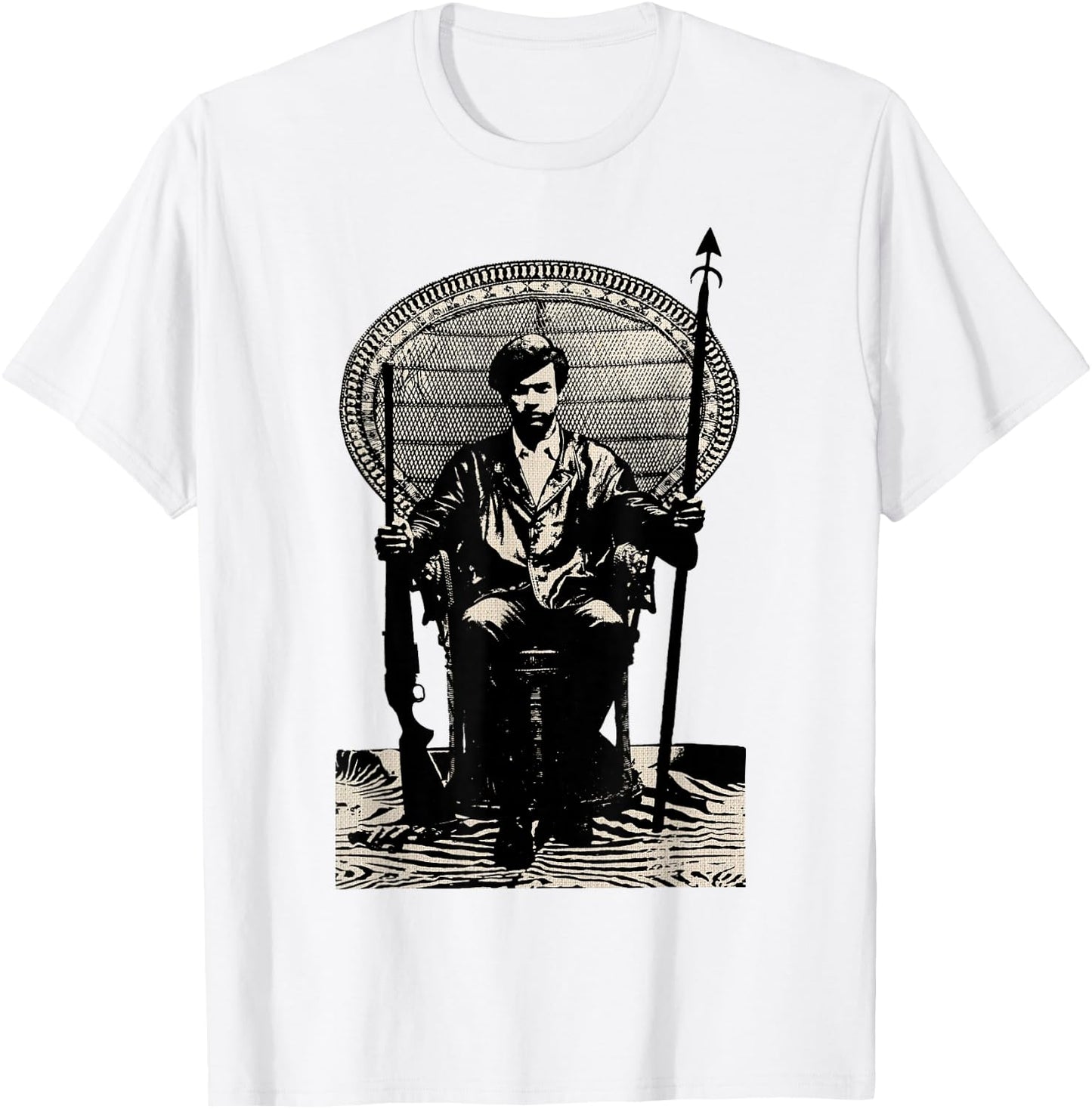BPP Vintage Black History Self Defense Black Panthers Party T-Shirt - T-Shirt | White