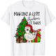Making A List Chicken It Twice Christmas Chicken Farm Xmas T-Shirt - T-Shirt | White