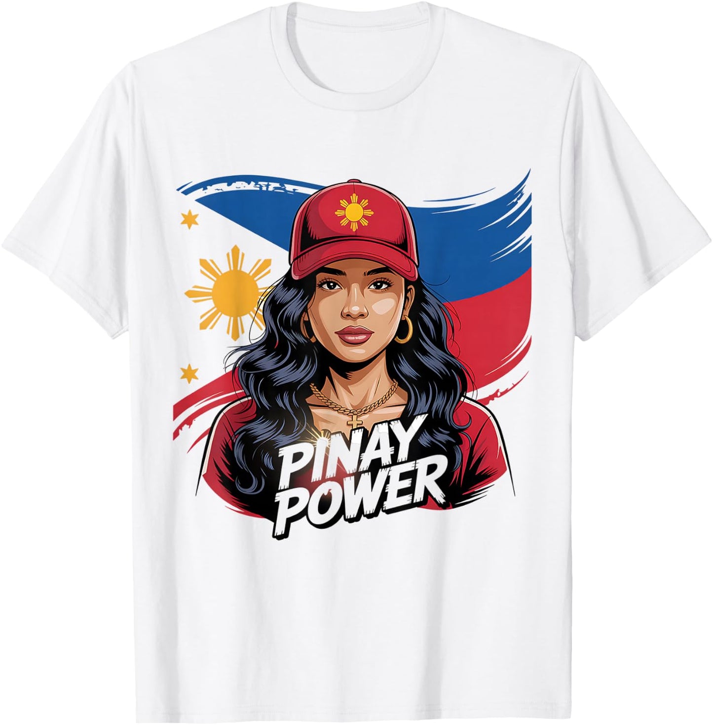 Filipina Girlfriend Pinay Power T-Shirt - T-Shirt | White