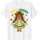 Cute Brazilian Girl Traditional Folk Dress Kids Festa Junina T-Shirt - T-Shirt | White