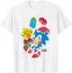 Sonic The Hedgehog Christmas Sonic Juggling Presents T-Shirt - T-Shirt | White