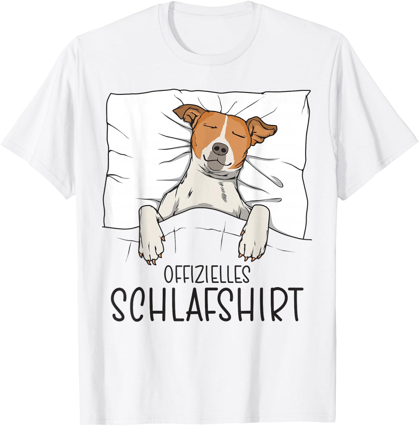 Official Jack Russel Terrier Dog Pyjamas, White T-Shirt - T-Shirt | White