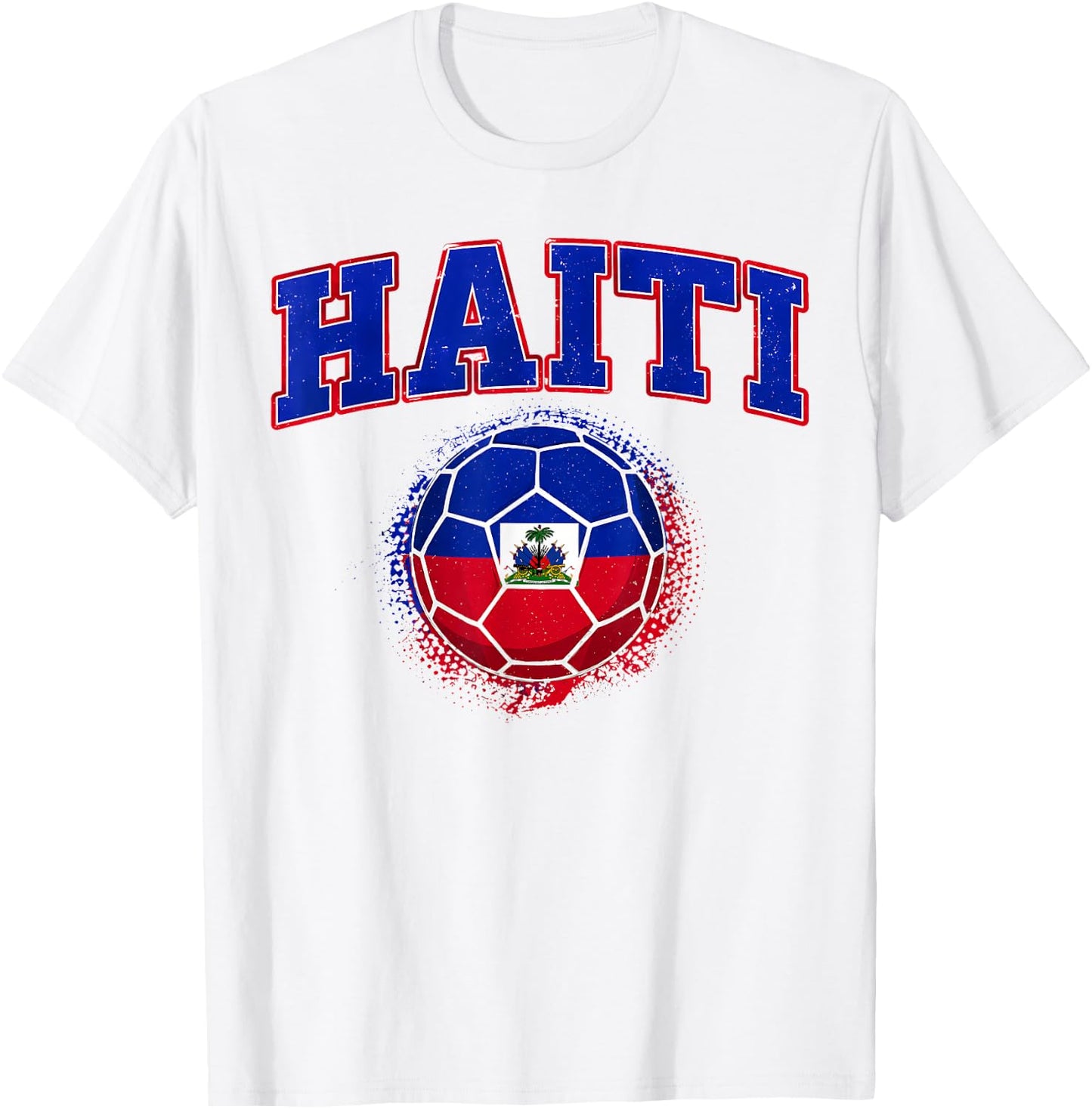 Haiti Haitian Flag Pride Men Women Kids T-Shirt - T-Shirt | White