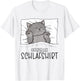 Official Cat Sleep Shirt Pyjamas & Nightdress Cat , White T-Shirt - T-Shirt | White