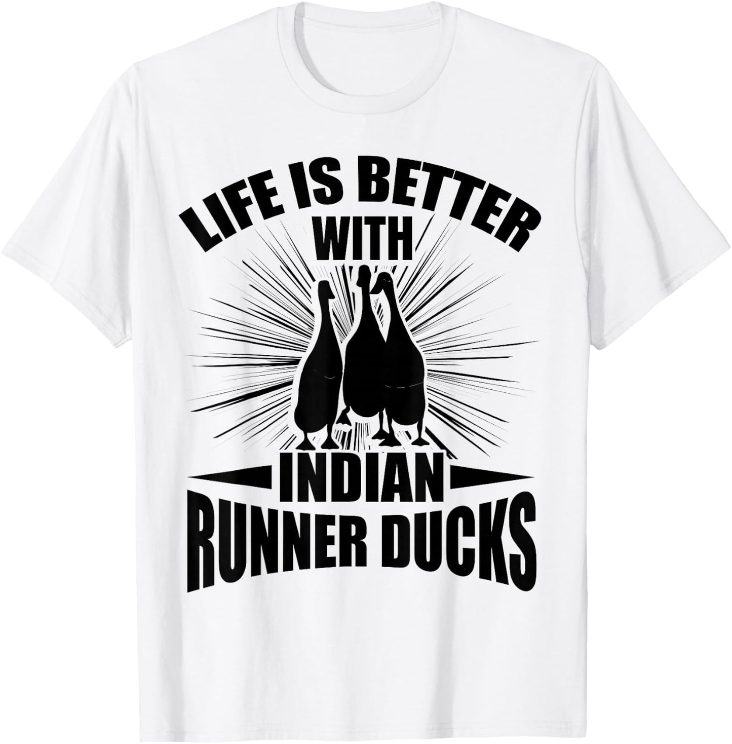 Duck Lover Indian Runner Duck Toys Indian Runner Duck Coop T-Shirt - T-Shirt | White