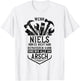 Niels Vorname Name Lustiges Niels T-Shirt - T-Shirt | White