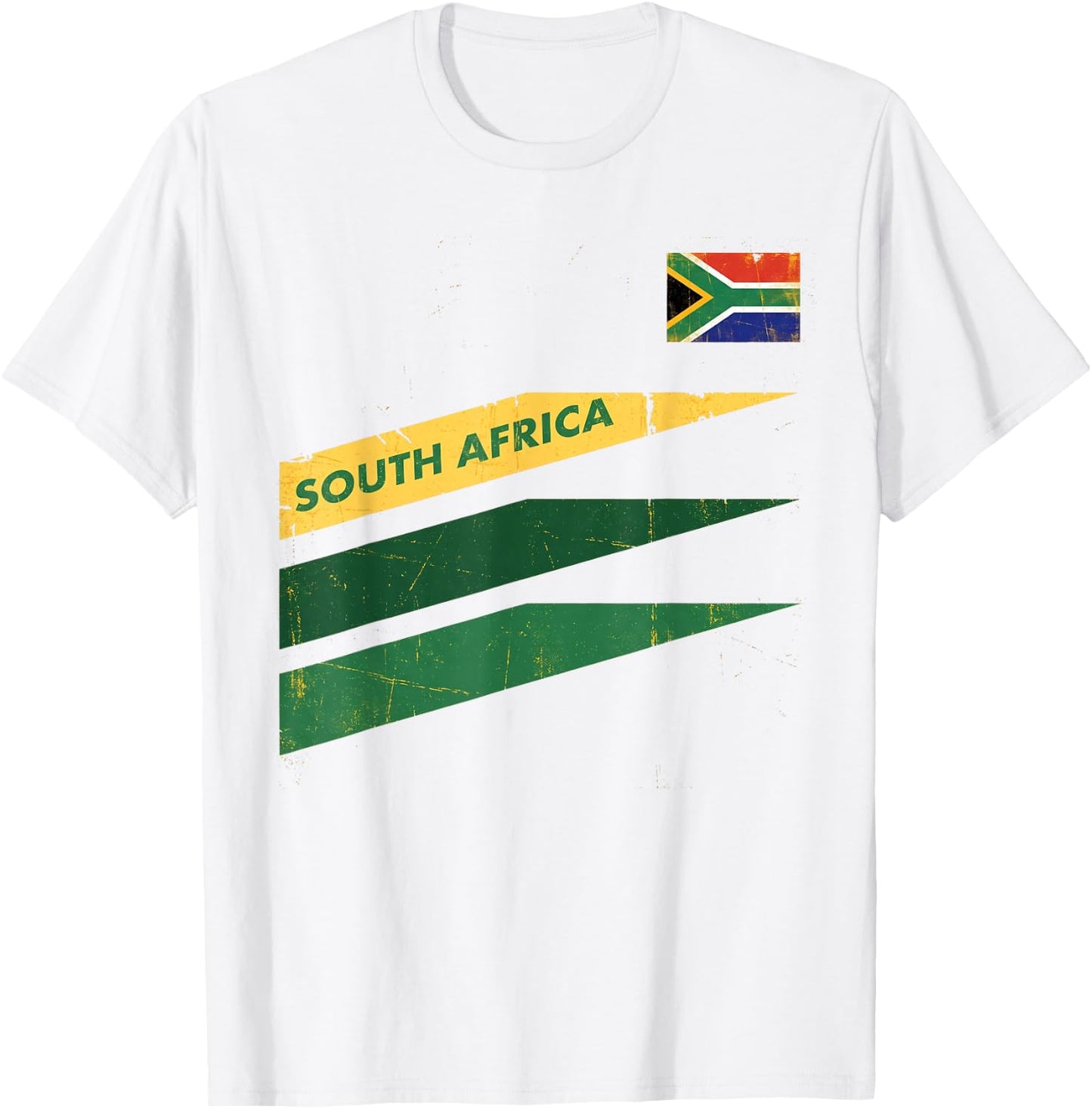South Africa Retro Vintage Jersey Capetown African T-Shirt - T-Shirt | White