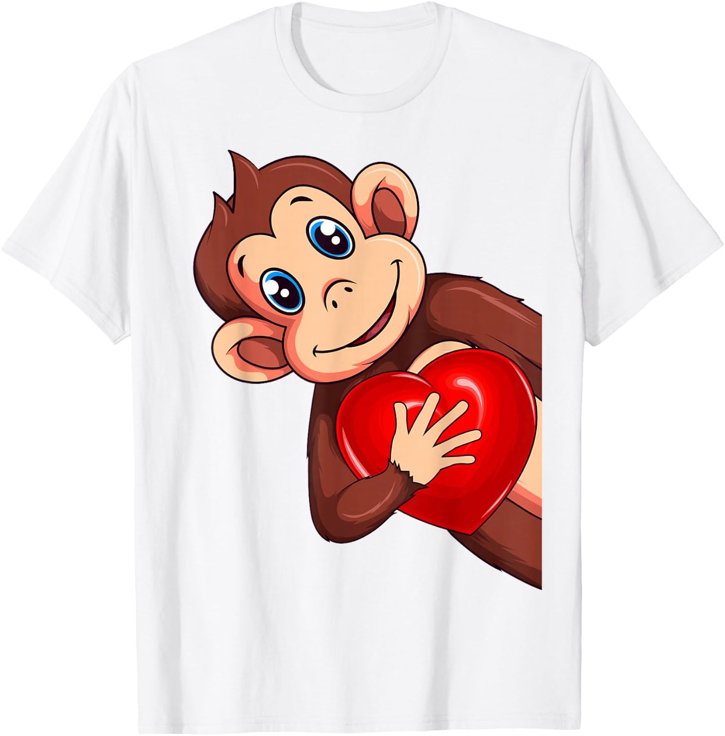 Affen Äffchen Mädchen Kinder Damen T-Shirt - T-Shirt | White
