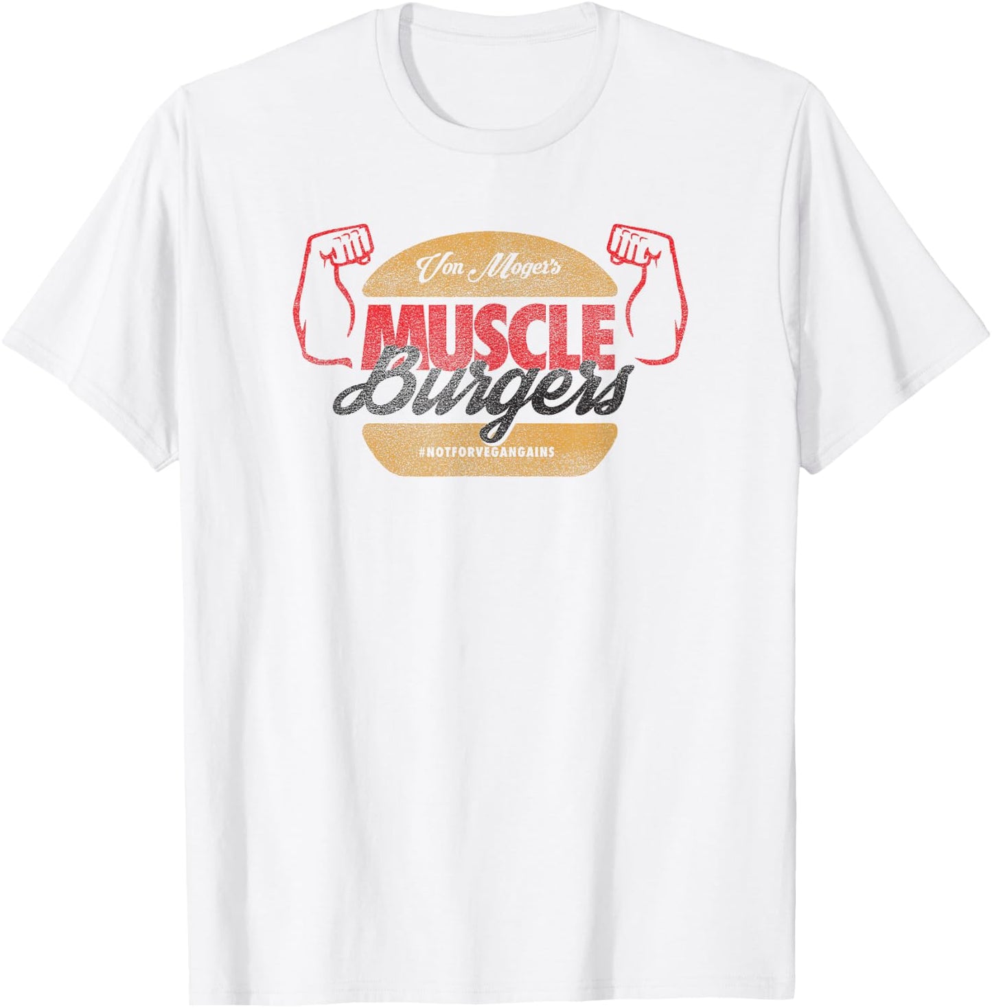 Calum Von Moger Muscle Burger T-Shirt - T-Shirt | White