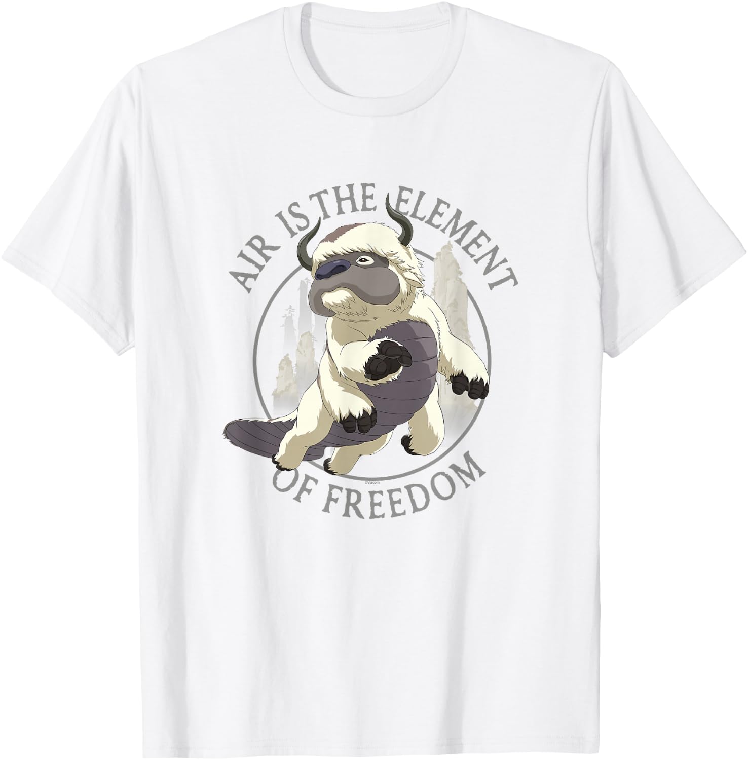 Avatar: The Last Airbender Appa Air The Element Of Freedom T-Shirt - T-Shirt | White
