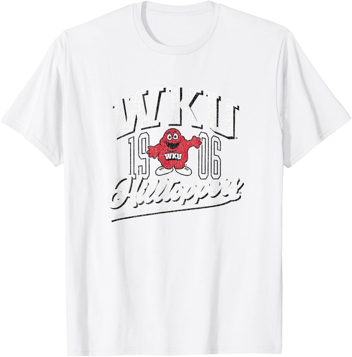 Western Kentucky University Hilltoppers Vintage Script T-Shirt - T-Shirt | White