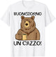 Buongiorno Un Cazzo. Magliette Divertenti. Scritte Ironiche T-Shirt - T-Shirt | White